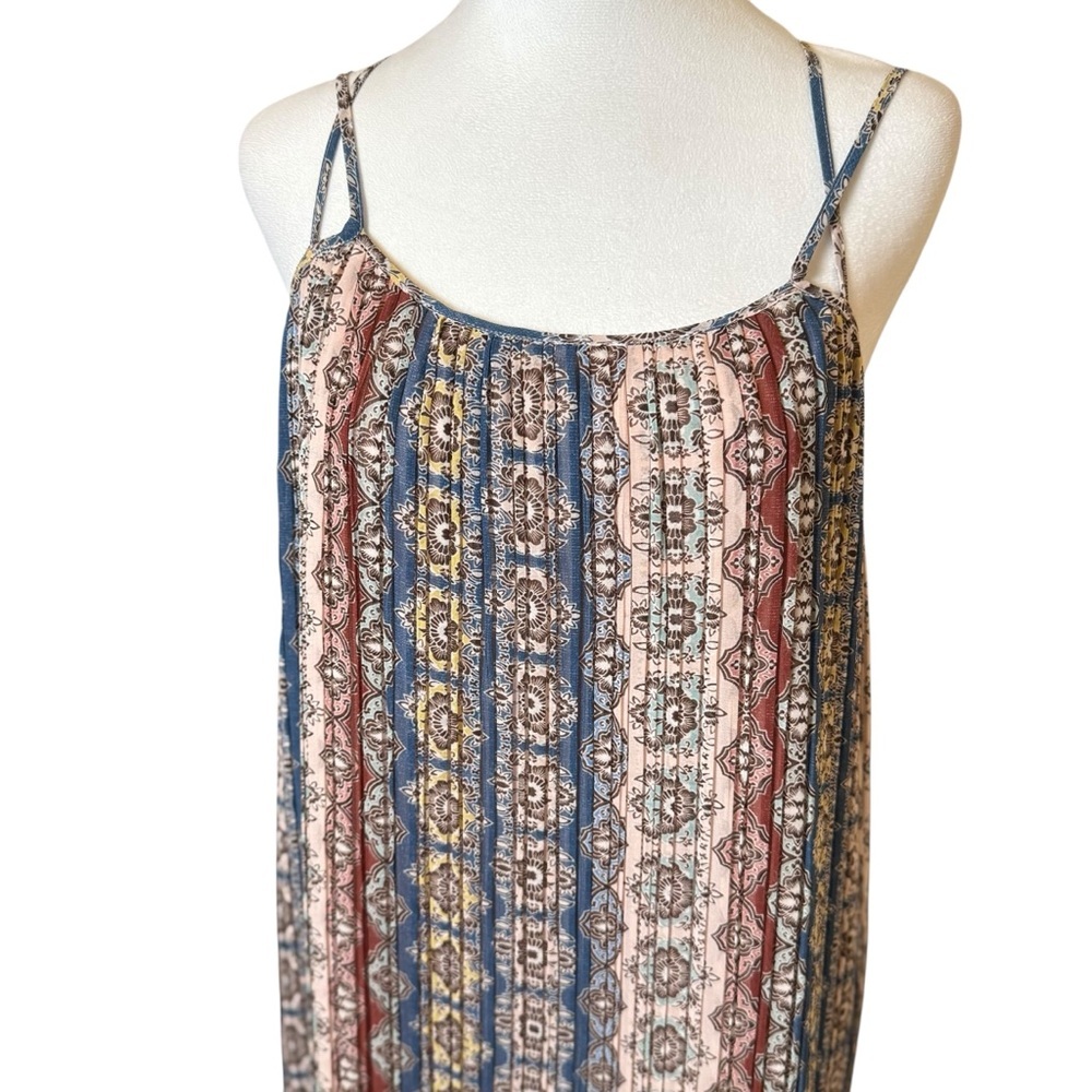 BCBGeneration Bohemian Multicolor Mini Dress Medi… - image 2